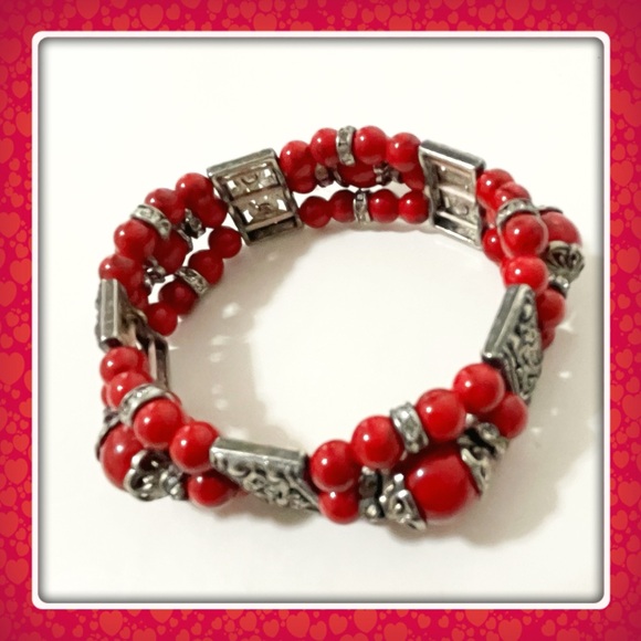 Red Jasper Braceley - Picture 1 of 3